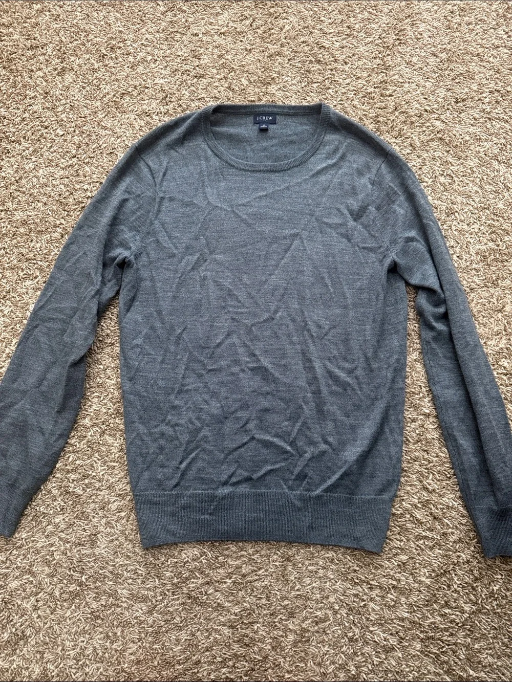 J. Crew Men’s Blue Crewneck Sweater